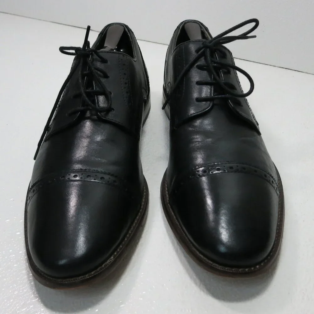 Florsheim Macy's Leather Dress Oxfords Men's Footwear Formal Shoes Derby 12 D